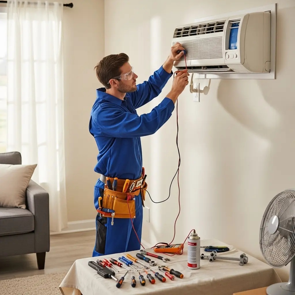 Şereflikoçhisar İndesit İndesit klima gaz dolumu ve bakım – Enerji verimliliği artırıldı. - Teknik servis örneği
